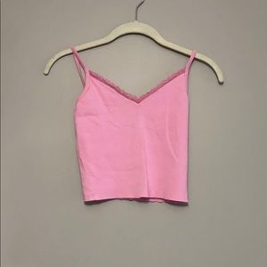 Pink crop
